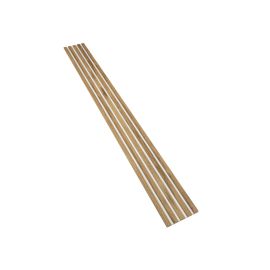 Dekoracyjne lamele ścienne - Dąb Catania - 275CM - Płyta biała - Startowy - 21CM