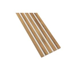 Dekoracyjne lamele ścienne - Dąb Catania - 275CM - Płyta biała - Startowy - 21CM