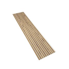 Lamele ścienne - Dąb Catania - 275CM - Płyta biała - Łączący - 46CM
