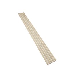 Dekoracyjne lamele ścienne - Riva - 275CM - Płyta biała - Startowy - 21CM